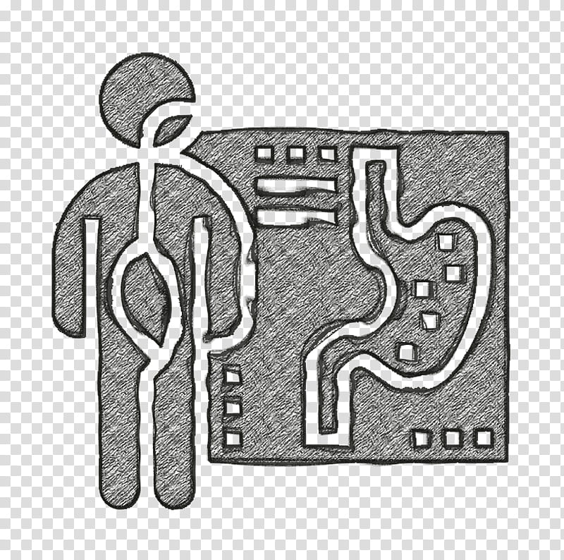 Health Checkups icon Stomach icon Endoscopy icon, Rectangle, Joint, Meter, Cartoon, Science, Human Skeleton, Biology transparent background PNG clipart