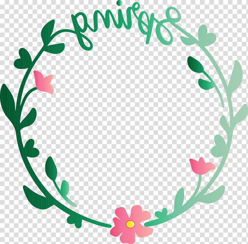 circle plant flower, Flower Frame, Floral Frame, Sping Frame, Watercolor, Paint, Wet Ink transparent background PNG clipart