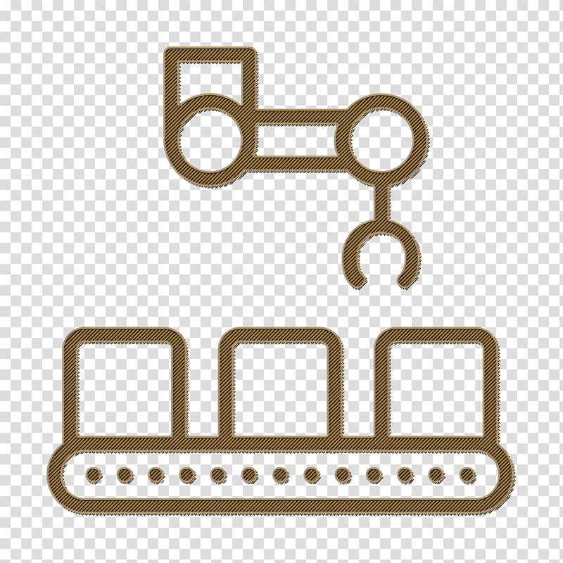 Conveyor icon Industry icon, Manufacturing, Factory, Business, Production, Automation, Customer transparent background PNG clipart