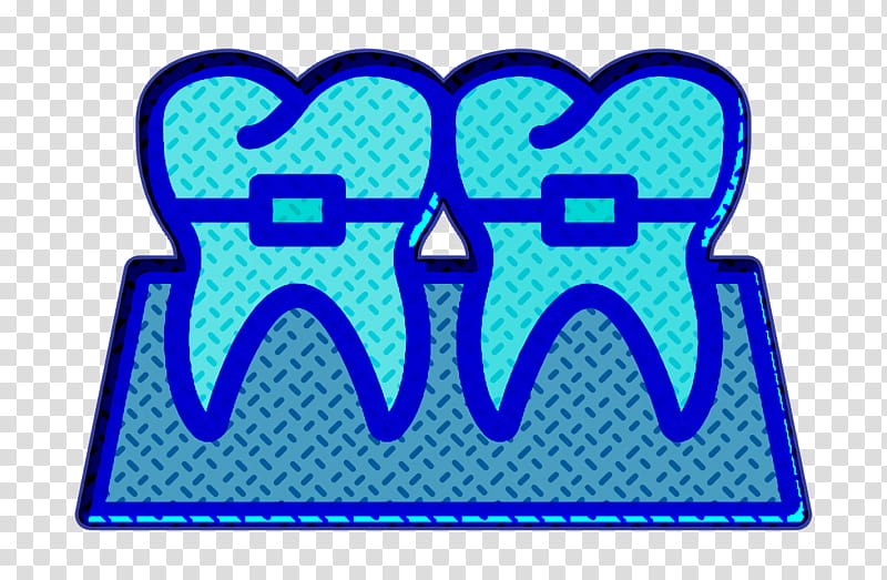 Dentistry icon Braces icon Dentist icon, Text, Electric Blue, Azure, Logo transparent background PNG clipart