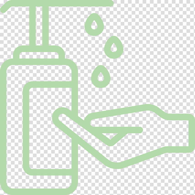 Sanitiser Handwash Coronavirus, COVID, Logo, Angle, Green, Line, M, Meter transparent background PNG clipart