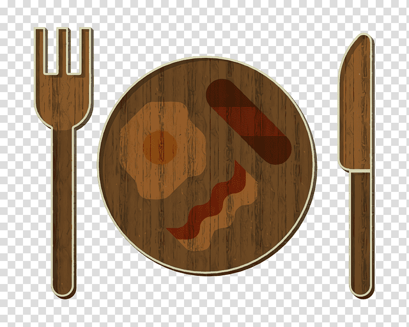 Breakfast icon Food icon Meal icon, Cutlery transparent background PNG clipart