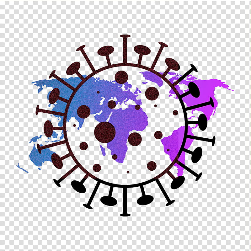 COVID19 Coronavirus Corona, Violet, Logo, Clock, Circle transparent background PNG clipart