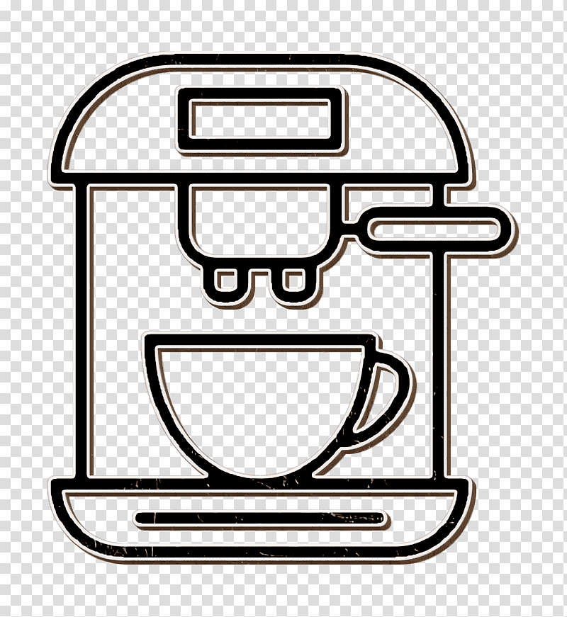 Coffee Shop icon Coffee machine icon, Kitchen, Restaurant, Coffee Maker, Cafe, Coffeemaker, House transparent background PNG clipart