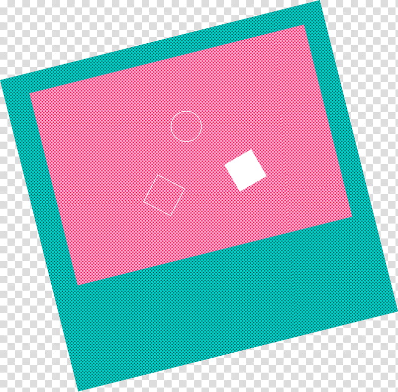 Polaroid Polaroid, Polaroid , Turquoise, Pink, Teal, Postit Note, Material Property, Magenta transparent background PNG clipart