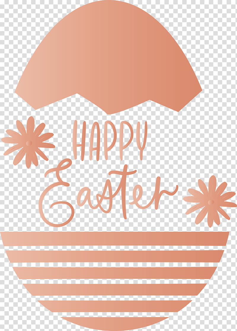 Easter Day Happy Easter Day, Text, Pink, Orange, Logo, Peach, Label, Beige transparent background PNG clipart