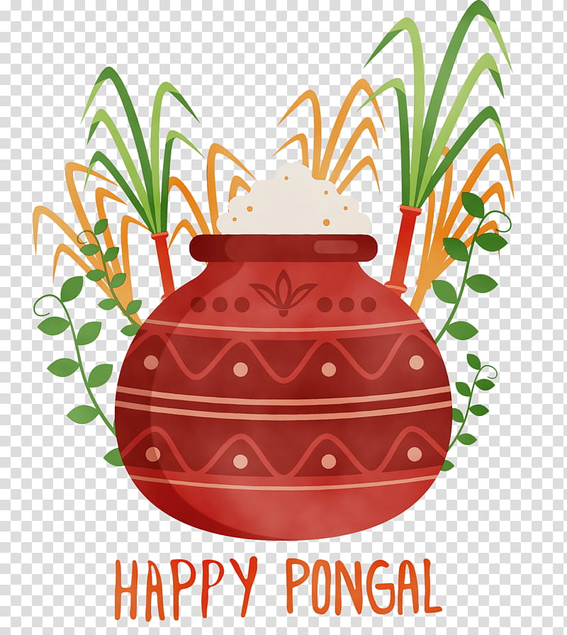 Makar Sankranti, Pongal, Watercolor, Paint, Wet Ink, Festival, Mattu Pongal transparent background PNG clipart