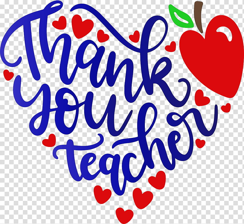 Teachers Day Thank You, Logo, Calligraphy, Text, Valentines Day, Line, Area, Meter transparent background PNG clipart