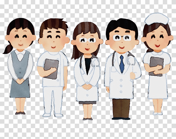 public relations academician physician uniform / m, Watercolor, Paint, Wet Ink, Cartoon, Student, Job transparent background PNG clipart