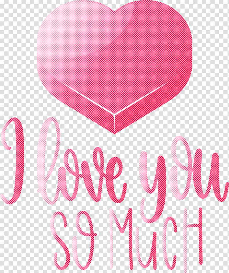 I Love You So Much Valentines Day Love, M095 transparent background PNG clipart