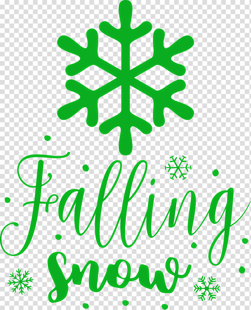 Falling Snow Snowflake Winter, Winter
, Logo, Symbol, Leaf, Green, Meter transparent background PNG clipart