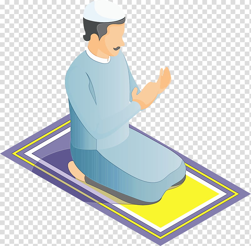 physical fitness mat balance meditation kneeling, Arabic Family, Arab People, Arabs, Watercolor, Paint, Wet Ink, Physical Fitness transparent background PNG clipart