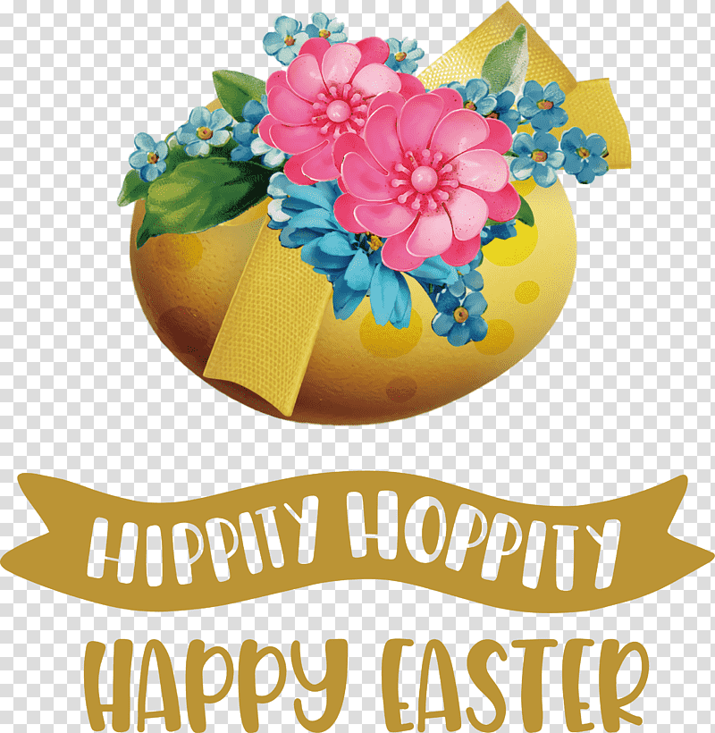 Hippity Hoppity Happy Easter, Sticker, Telegram, Online Chat, Cut Flowers, Facebook Messenger, Internet Bot transparent background PNG clipart