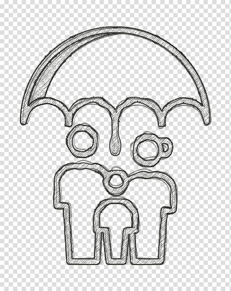 Family icon Life insurance icon Insurance icon, Line Art, Meter, Joint, Headgear, Text transparent background PNG clipart