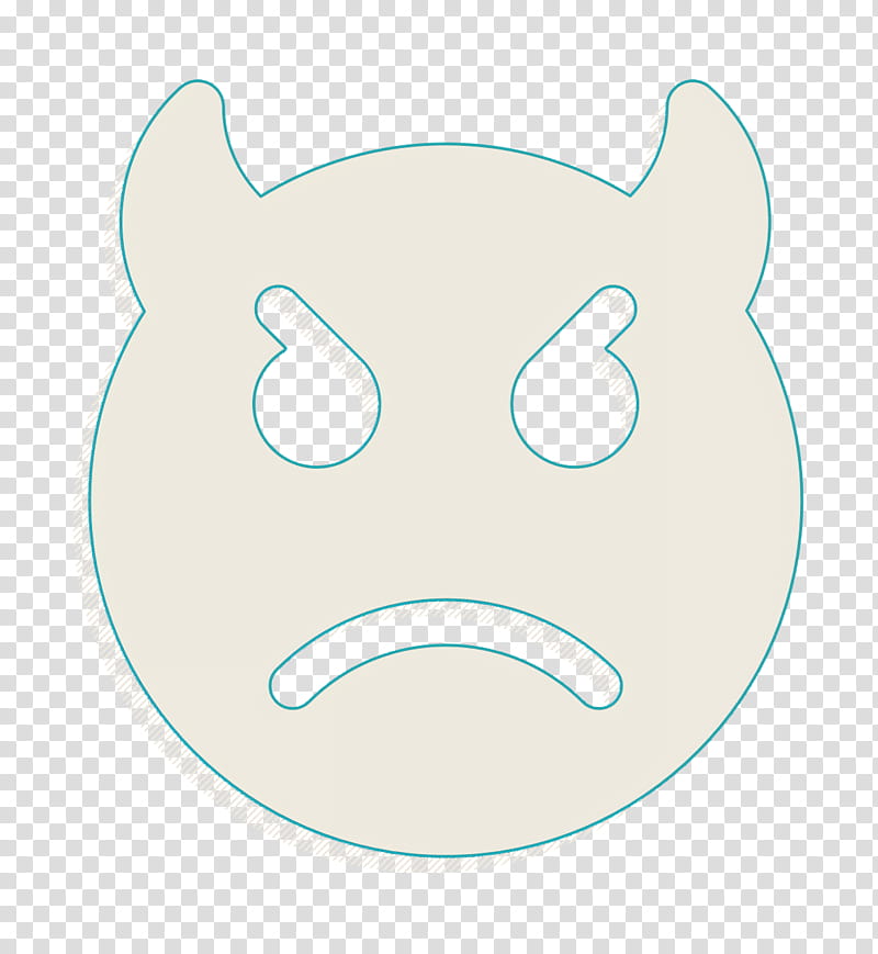 Smiley and people icon Angry icon Devil icon, Snout, Whiskers, Character, Meter, Cartoon, Headgear, Character Created By transparent background PNG clipart