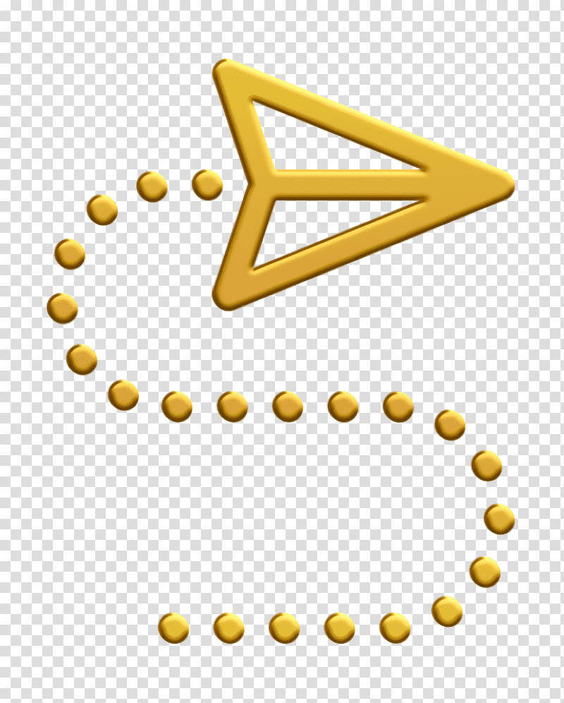 Cursor icon Dashed Elements icon multimedia icon, Line, Triangle, Yellow, Meter, Number, Mathematics transparent background PNG clipart