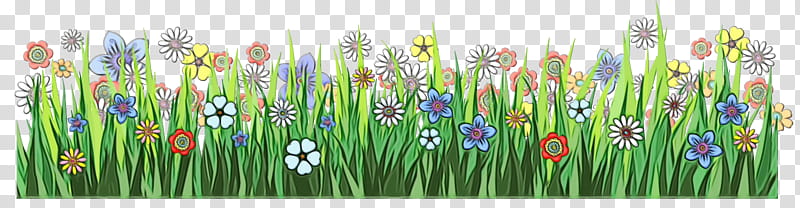 plant grass flower grass family wildflower, Watercolor, Paint, Wet Ink, Meadow transparent background PNG clipart