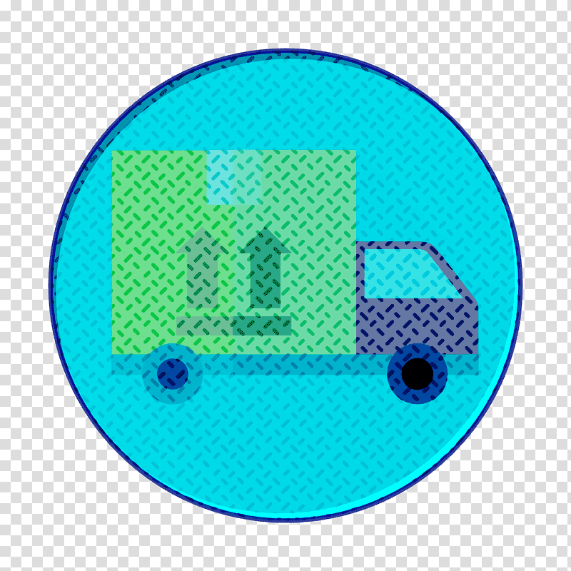 Move icon Global logistics icon Trucks icon, Symbol, Electric Blue M, Aqua M, Chemical Symbol, Green, Line transparent background PNG clipart