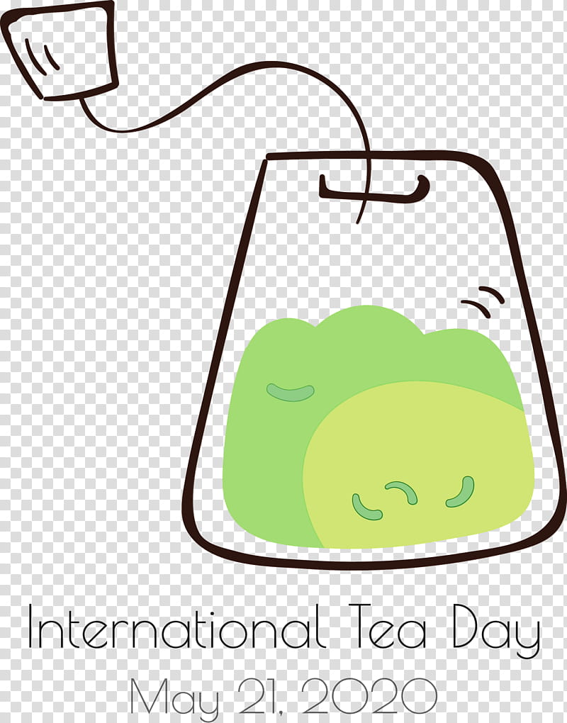 logo cartoon green area m, International Tea Day, Watercolor, Paint, Wet Ink, Meter, Good Happiness M transparent background PNG clipart