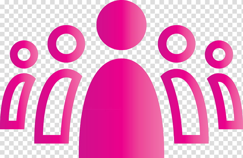 team team work people, Pink, Text, Magenta, Line, Material Property, Logo transparent background PNG clipart