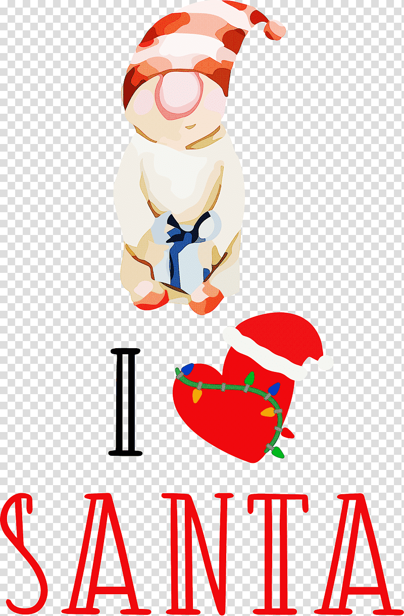 I Love Santa Santa Christmas, Christmas , Tumbler, Tela Preta, Heart Santa, Fine Arts, Christmas Day transparent background PNG clipart