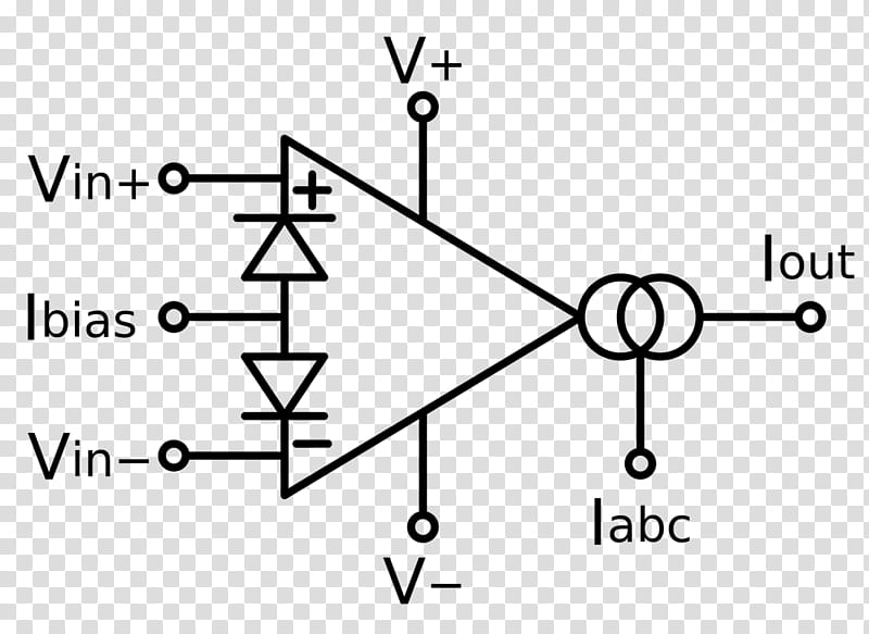 Operational Transconductance Amplifier Text, Operational Amplifier, Electronic Circuit, Transistor, Variablegain Amplifier, Ampere, Voltage, Power Converters transparent background PNG clipart