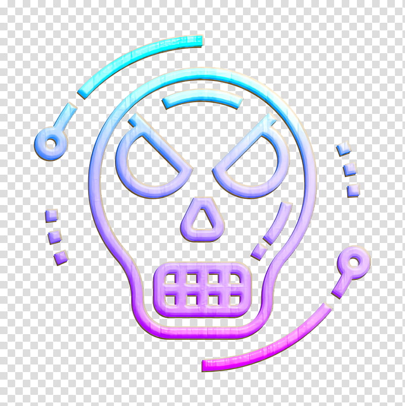 Cyber Crime icon Skull icon, Cybercrime, Phishing, Royaltyfree, Meter, Noun, Headgear transparent background PNG clipart
