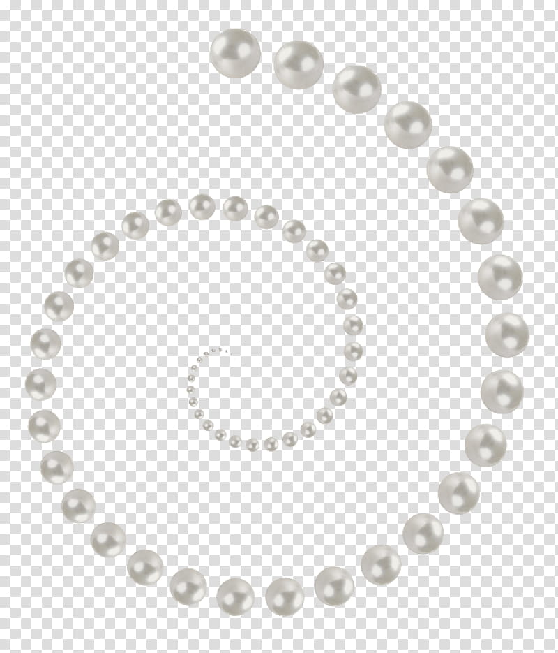 pearl jewellery body jewelry necklace gemstone, Bead, Circle, Jewelry Making, Silver, Metal transparent background PNG clipart