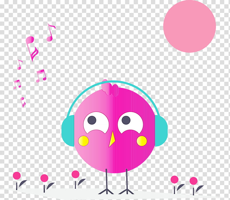 amazon music je veux artist music of my heart music, Cartoon Bird, Music Bird, Watercolor, Paint, Wet Ink, Music , Musical Note transparent background PNG clipart