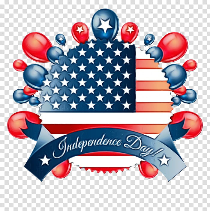Independence Day, Watercolor, Paint, Wet Ink, United States, National Memorial Day Concert, Flag Of The United States, Logo transparent background PNG clipart