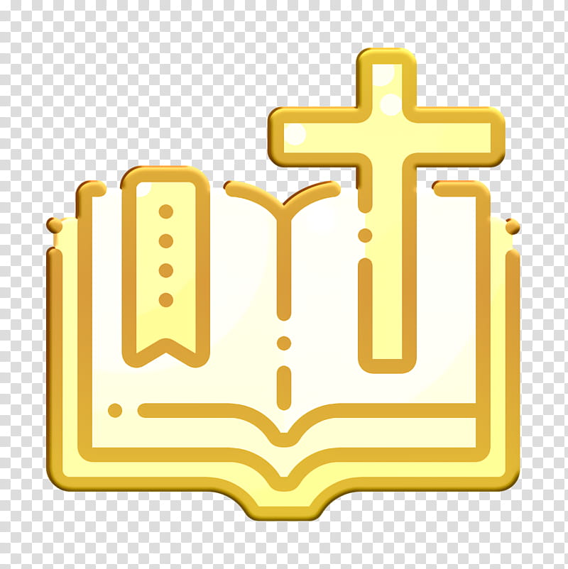 Religion icon Wedding icon Bible icon, Yellow, Symbol, Logo transparent background PNG clipart