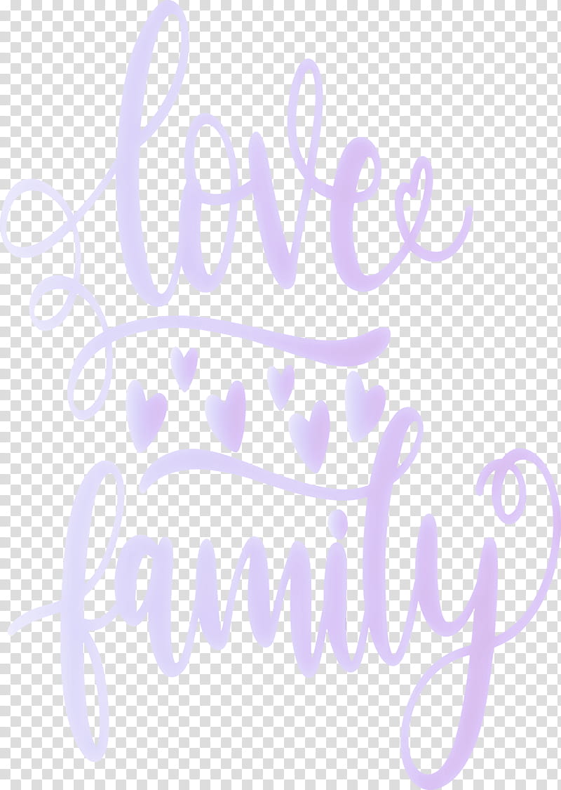 Family Day I Love Family, Text, Violet, Purple, Pink, Calligraphy, Line, Logo transparent background PNG clipart
