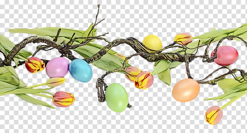 Easter egg, Spring
, Watercolor, Paint, Wet Ink, Easter
, Branch, Plant transparent background PNG clipart