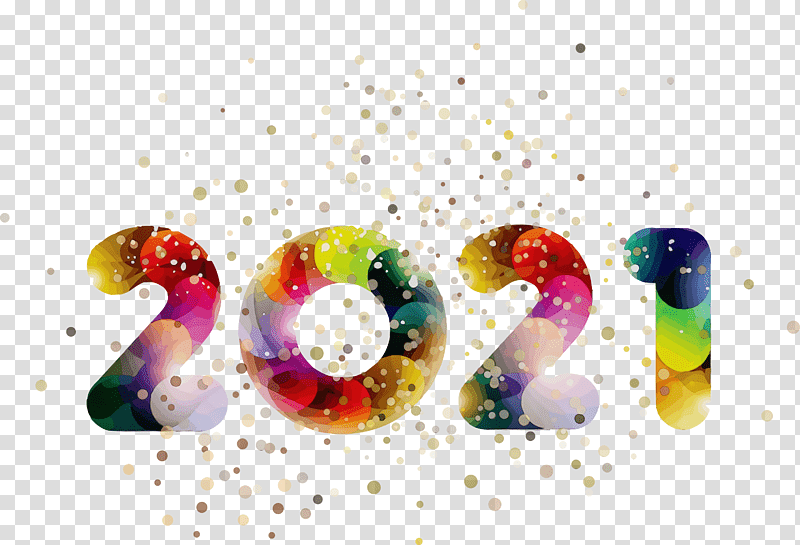 New Year, 2021 Happy New Year, 2021 New Year, Watercolor, Paint, Wet Ink, 2012 Happy New Year transparent background PNG clipart