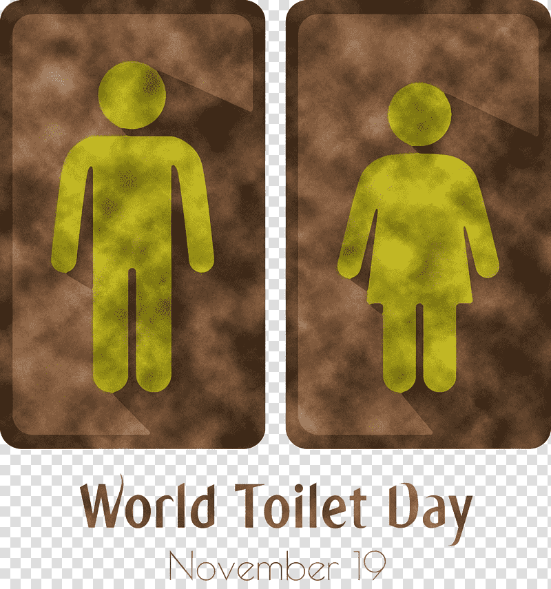 World Toilet Day Toilet Day, Yellow, Meter transparent background PNG clipart