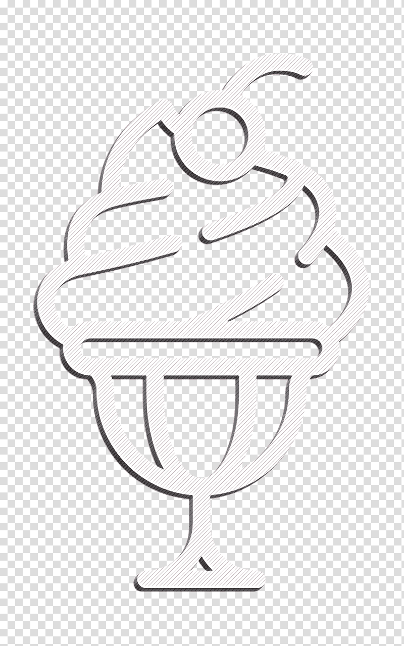 Ice cream icon Dessert icon Restaurant Elements icon, Cupcake, Muffin, Bakery, Chocolate Brownie, Cookie, Baking transparent background PNG clipart
