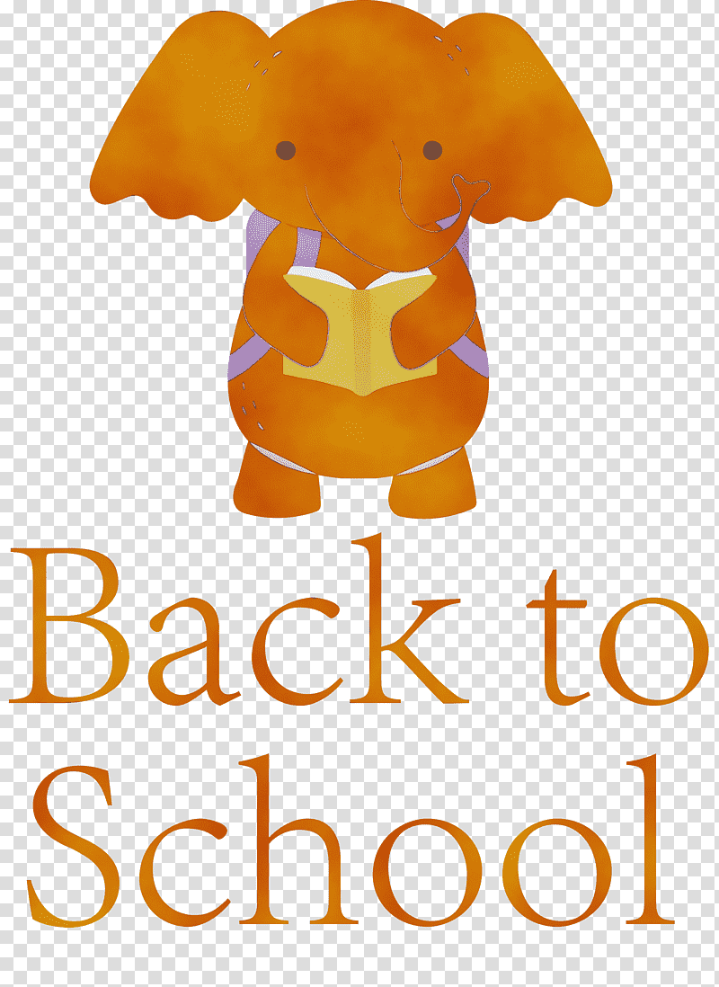 Elephant, Back To School, Watercolor, Paint, Wet Ink, Cartoon, Mammuthus Primigenius transparent background PNG clipart