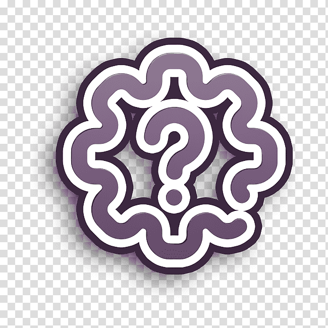 Question icon Customer Service icon Settings icon, Meter, Lavender transparent background PNG clipart