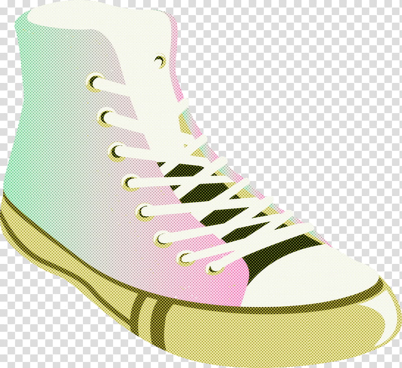 sneakers fashion shoes, Footwear, Green, Yellow, Pink, Plimsoll Shoe, Athletic Shoe, Skate Shoe transparent background PNG clipart