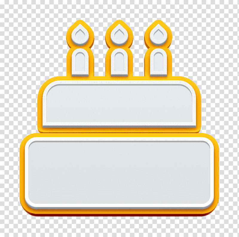 Birthday cake icon Sweet icon signs icon, Awesome Set Icon, Yellow, Line, Meter, Geometry, Mathematics transparent background PNG clipart