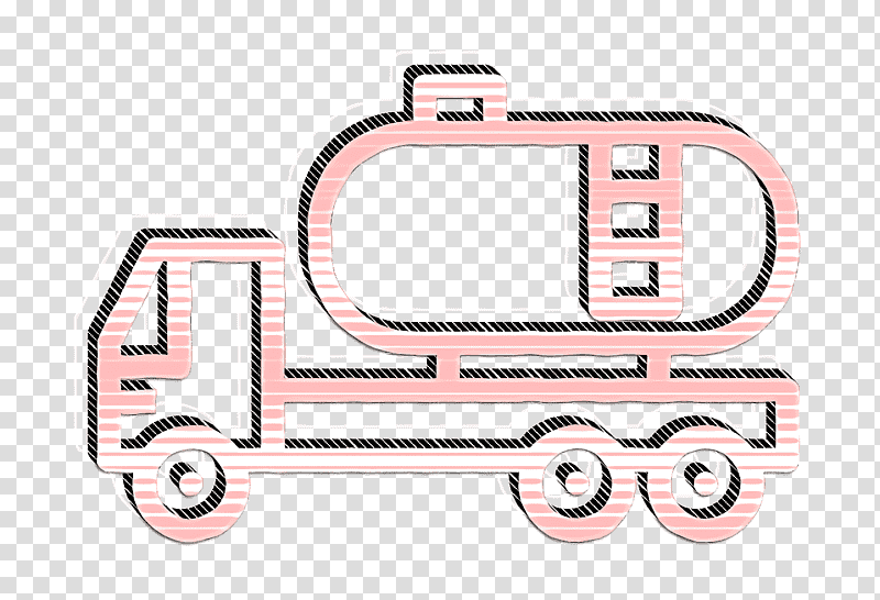 Truck icon Industrial icon Tank truck icon, Logo, Symbol, Line, Cartoon, Text, Geometry transparent background PNG clipart