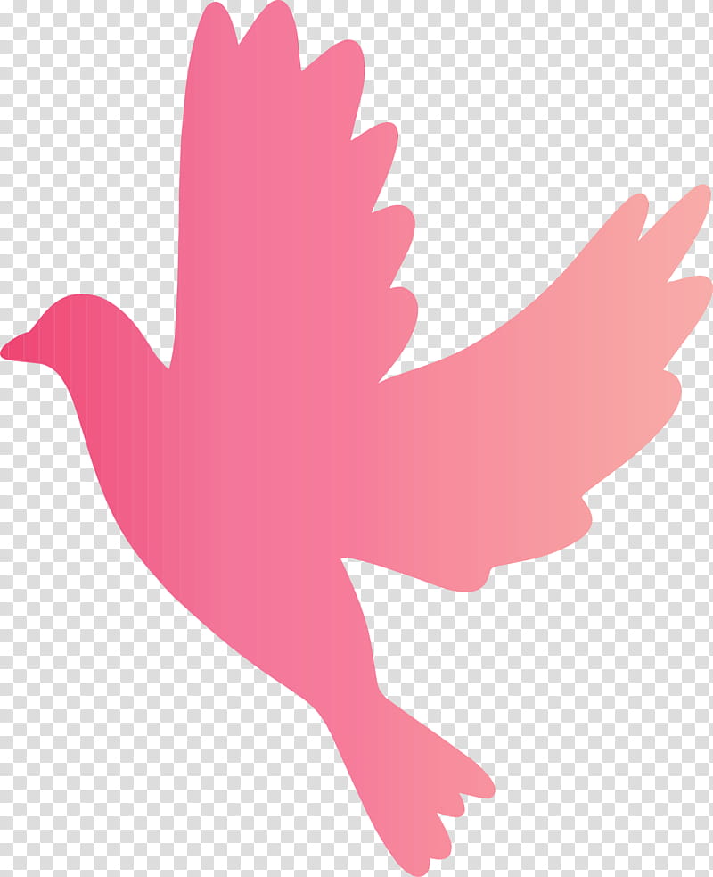 pink wing bird leaf hand, Cartoon Bird, Cute Bird, Watercolor, Paint, Wet Ink, Plant, Beak transparent background PNG clipart