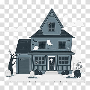 architecture house real estate façade roof, Halloween 
, Watercolor, Paint, Wet Ink, Cottage transparent background PNG clipart thumbnail