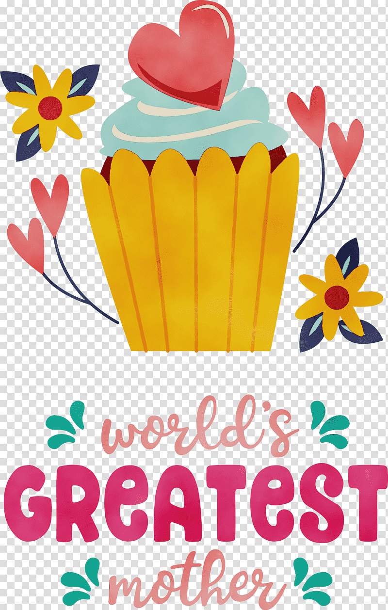 baking cup party balloon flower petal, Mothers Day, Happy Mothers Day, Watercolor, Paint, Wet Ink, Meter transparent background PNG clipart