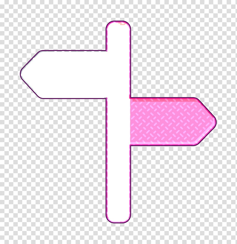 Signpost icon Travel icon, Angle, Line, Pink M, Meter transparent background PNG clipart