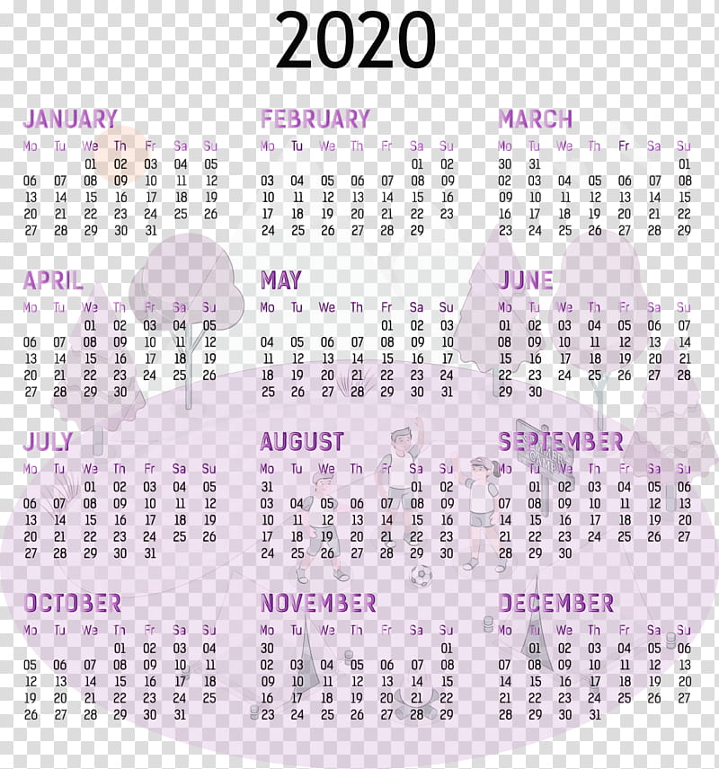 the scarlet alibi tokyo jihen lyrics lyricist news, 2020 Yearly Calendar, Printable 2020 Yearly Calendar Template, Full Year Calendar 2020, Watercolor, Paint, Wet Ink, Theme Music transparent background PNG clipart