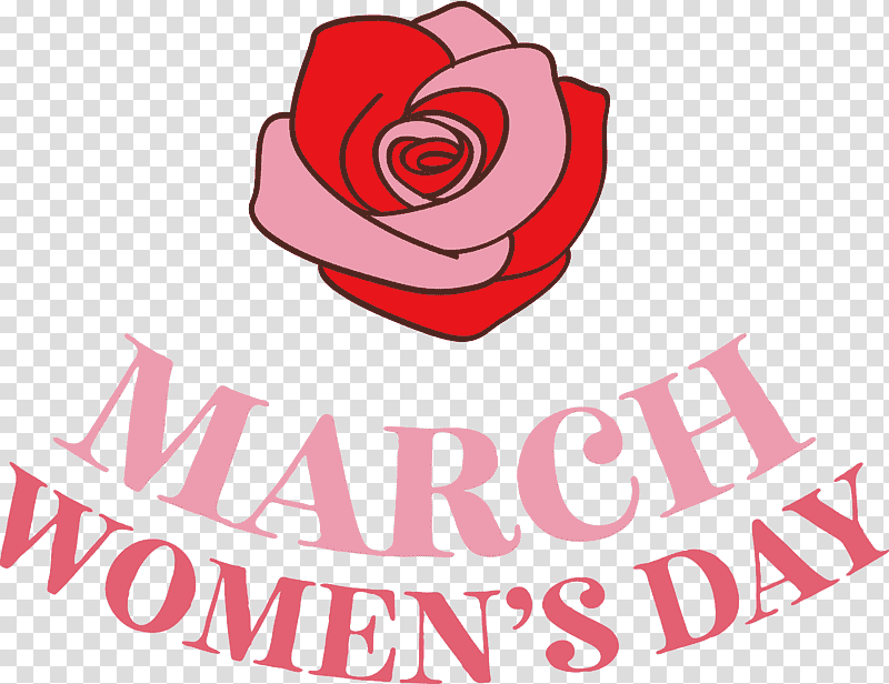 Womens Day Happy Womens Day, Rose, Logo, Cut Flowers, Rose Family, Petal, Meter transparent background PNG clipart