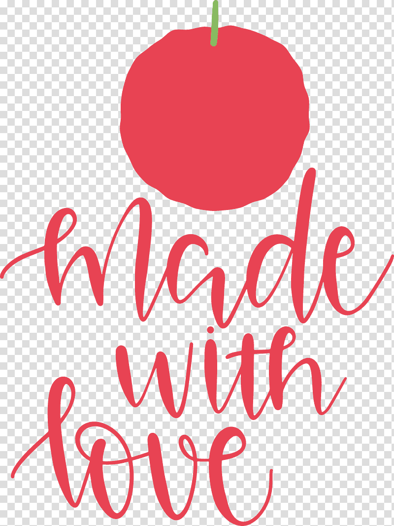 Made With Love Food Kitchen, Logo, Valentines Day, Line, Meter, Fruit, Mathematics transparent background PNG clipart