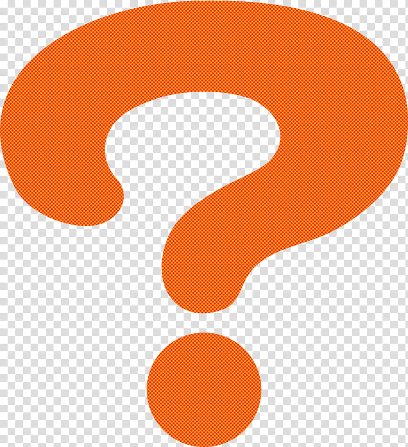 question mark, Orange, Line, Logo, Symbol, Material Property, Circle transparent background PNG clipart