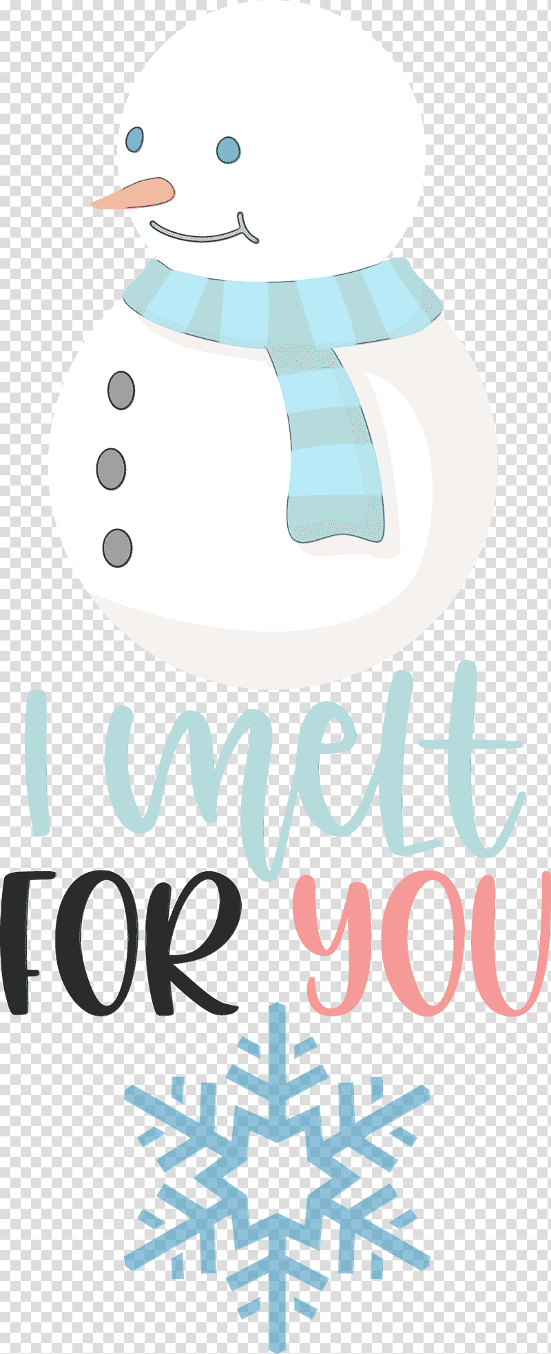 Snowflake, I Melt For You, Winter
, Watercolor, Paint, Wet Ink, Logo transparent background PNG clipart